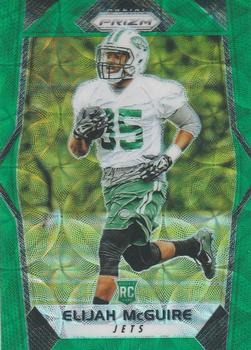 2017 Panini Prizm - Prizm Green Scope #298 Elijah McGuire Front