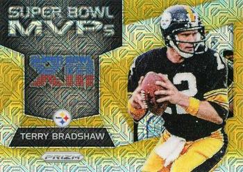 2017 Panini Prizm - Super Bowl MVPs Prizm Gold Mojo #23 Terry Bradshaw Front