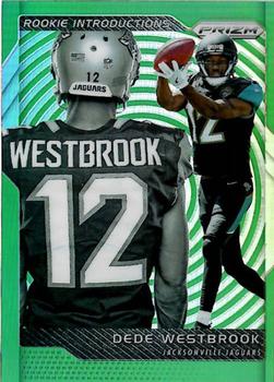 2017 Panini Prizm - Rookie Introductions Prizm Green #12 Dede Westbrook Front