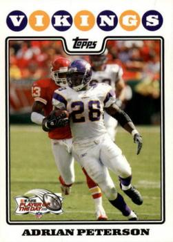 2008 NFLPA Player of the Day #NFLPOD2 Adrian Peterson Front
