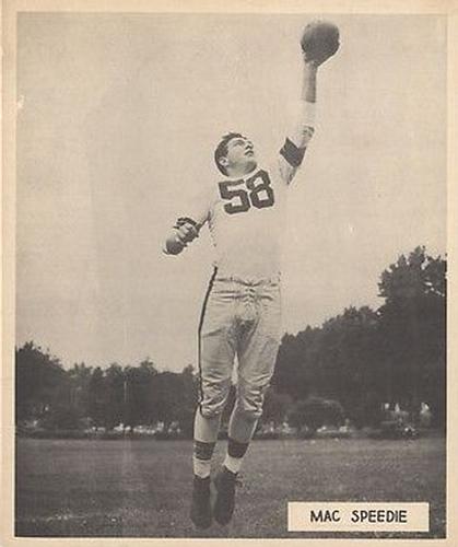 1950 Cleveland Browns Picture Pack #NNO Mac Speedie Front