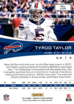 2017 Panini Rookies & Stars #102 Tyrod Taylor Back