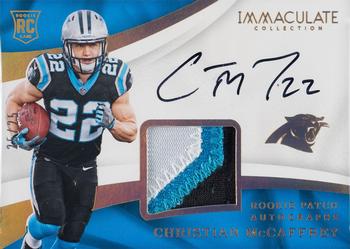 2017 Panini Immaculate Collection - Gold #111 Christian McCaffrey Front