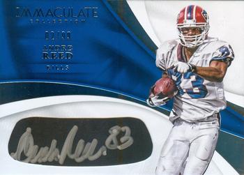 2017 Panini Immaculate Collection - Eye Black Autographs #EY-AR Andre Reed Front