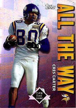 2001 Topps Chrome - Own The Game Refractor #AW6 Cris Carter Front