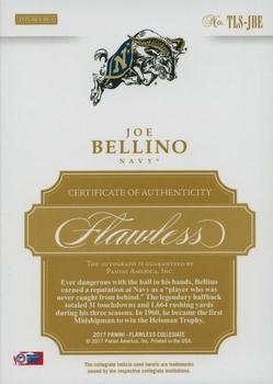 2017 Panini Flawless Collegiate - Flawless Team Logo Signatures #TLS-JBE Joe Bellino Back