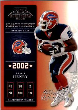 2002 Playoff Contenders - Hawaii 2003 #2 Travis Henry Front