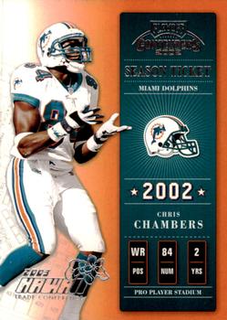 2002 Playoff Contenders - Hawaii 2003 #4 Chris Chambers Front