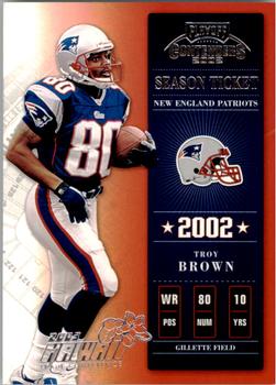 2002 Playoff Contenders - Hawaii 2003 #9 Troy Brown Front