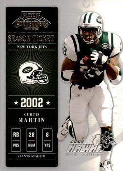 2002 Playoff Contenders - Hawaii 2003 #10 Curtis Martin Front