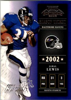 2002 Playoff Contenders - Hawaii 2003 #14 Jamal Lewis Front