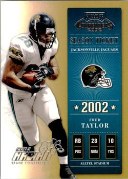 2002 Playoff Contenders - Hawaii 2003 #28 Fred Taylor Front