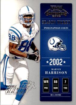 2002 Playoff Contenders - Hawaii 2003 #32 Marvin Harrison Front