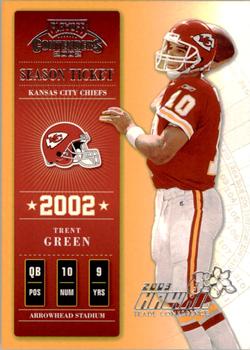 2002 Playoff Contenders - Hawaii 2003 #42 Trent Green Front