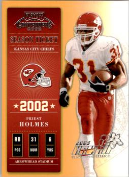 2002 Playoff Contenders - Hawaii 2003 #43 Priest Holmes Front