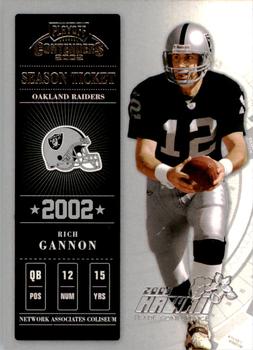 2002 Playoff Contenders - Hawaii 2003 #46 Rich Gannon Front