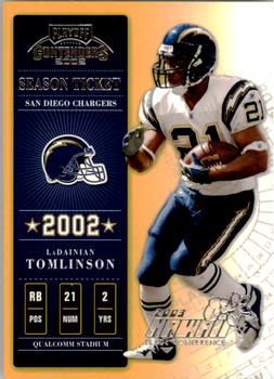 2002 Playoff Contenders - Hawaii 2003 #51 LaDainian Tomlinson Front
