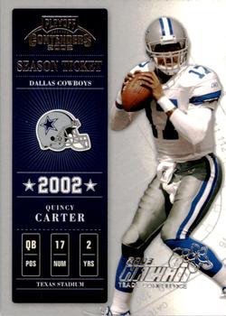 2002 Playoff Contenders - Hawaii 2003 #53 Quincy Carter Front