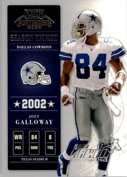 2002 Playoff Contenders - Hawaii 2003 #55 Joey Galloway Front