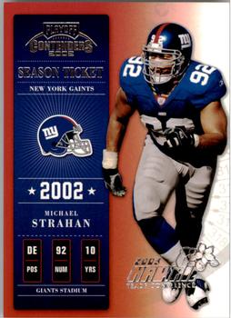 2002 Playoff Contenders - Hawaii 2003 #58 Michael Strahan Front