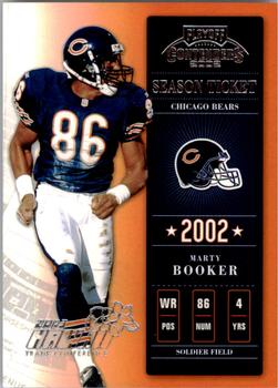 2002 Playoff Contenders - Hawaii 2003 #66 Marty Booker Front