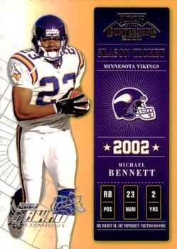 2002 Playoff Contenders - Hawaii 2003 #74 Michael Bennett Front