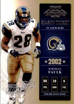 2002 Playoff Contenders - Hawaii 2003 #92 Marshall Faulk Front