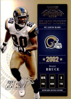 2002 Playoff Contenders - Hawaii 2003 #93 Isaac Bruce Front