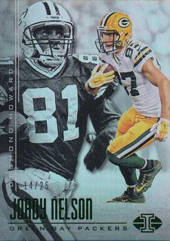2017 Panini Illusions - Green #35 Desmond Howard / Jordy Nelson Front