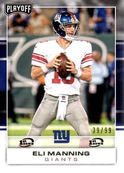 2017 Panini Playoff - 1st Down #63 Eli Manning Front