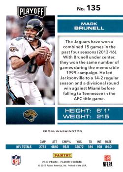 2017 Panini Playoff - 3rd Down #135 Mark Brunell Back