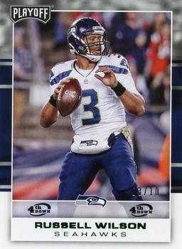 2017 Panini Playoff - 4th Down #82 Russell Wilson Front