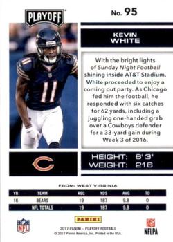 2017 Panini Playoff - 4th Down #95 Kevin White Back