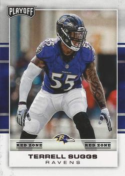 2017 Panini Playoff - Red Zone #9 Terrell Suggs Front