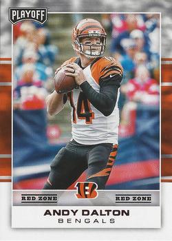 2017 Panini Playoff - Red Zone #19 Andy Dalton Front
