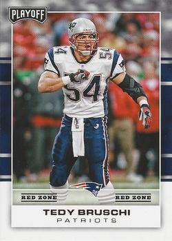 2017 Panini Playoff - Red Zone #149 Tedy Bruschi Front