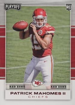 2017 Panini Playoff - Red Zone #204 Patrick Mahomes II Front