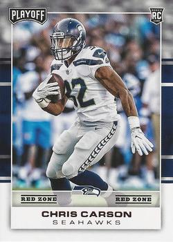 2017 Panini Playoff - Red Zone #278 Chris Carson Front