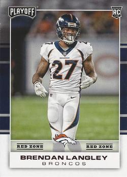 2017 Panini Playoff - Red Zone #293 Brendan Langley Front