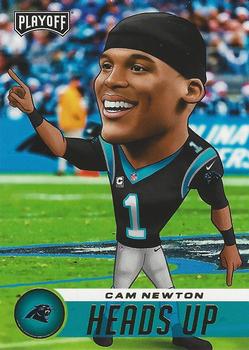 2017 Panini Playoff - Heads Up #11 Cam Newton Front