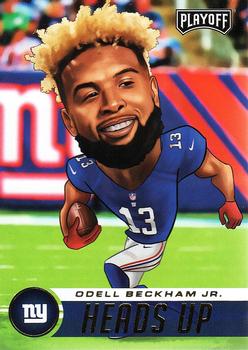2017 Panini Playoff - Heads Up #12 Odell Beckham Jr. Front