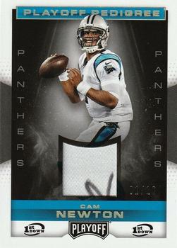 2017 Panini Playoff - Playoff Pedigree Prime 1st Down #PP-CM Cam Newton Front