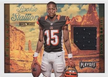 2017 Panini Playoff - Rookie Stallions Hail Mary #RS-JR John Ross III Front