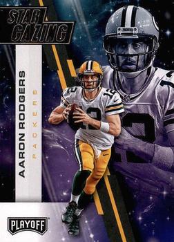 2017 Panini Playoff - Star Gazing #7 Aaron Rodgers Front