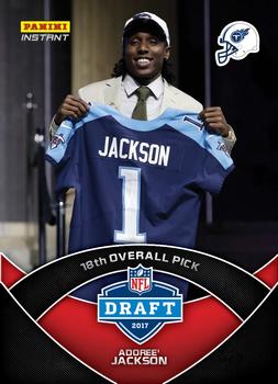 2017 Panini Instant NFL - NFL Draft #DP18 Adoree’ Jackson Front