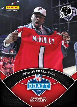 2017 Panini Instant NFL - NFL Draft #DP26 Takkarist McKinley Front