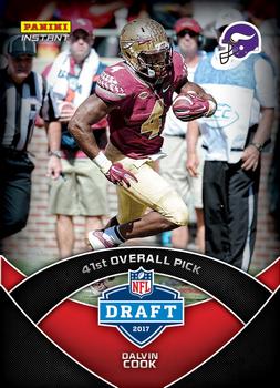 2017 Panini Instant NFL - NFL Draft #DP35 Dalvin Cook Front