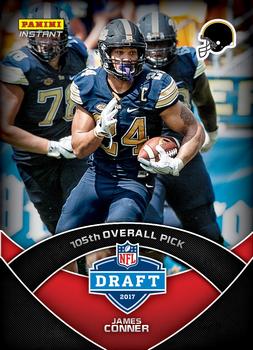 2017 Panini Instant NFL - NFL Draft #DP46 James Conner Front