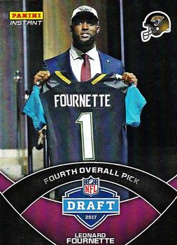 2017 Panini Instant NFL - NFL Draft Purple #DP4 Leonard Fournette Front