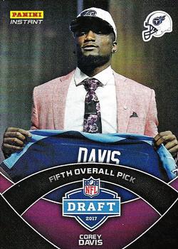2017 Panini Instant NFL - NFL Draft Purple #DP5 Corey Davis Front